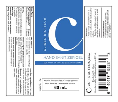 Clisen Final Label 60mL.jpg 60 mL NDC: 75727-123-02 - Clisen Final Label 60mL